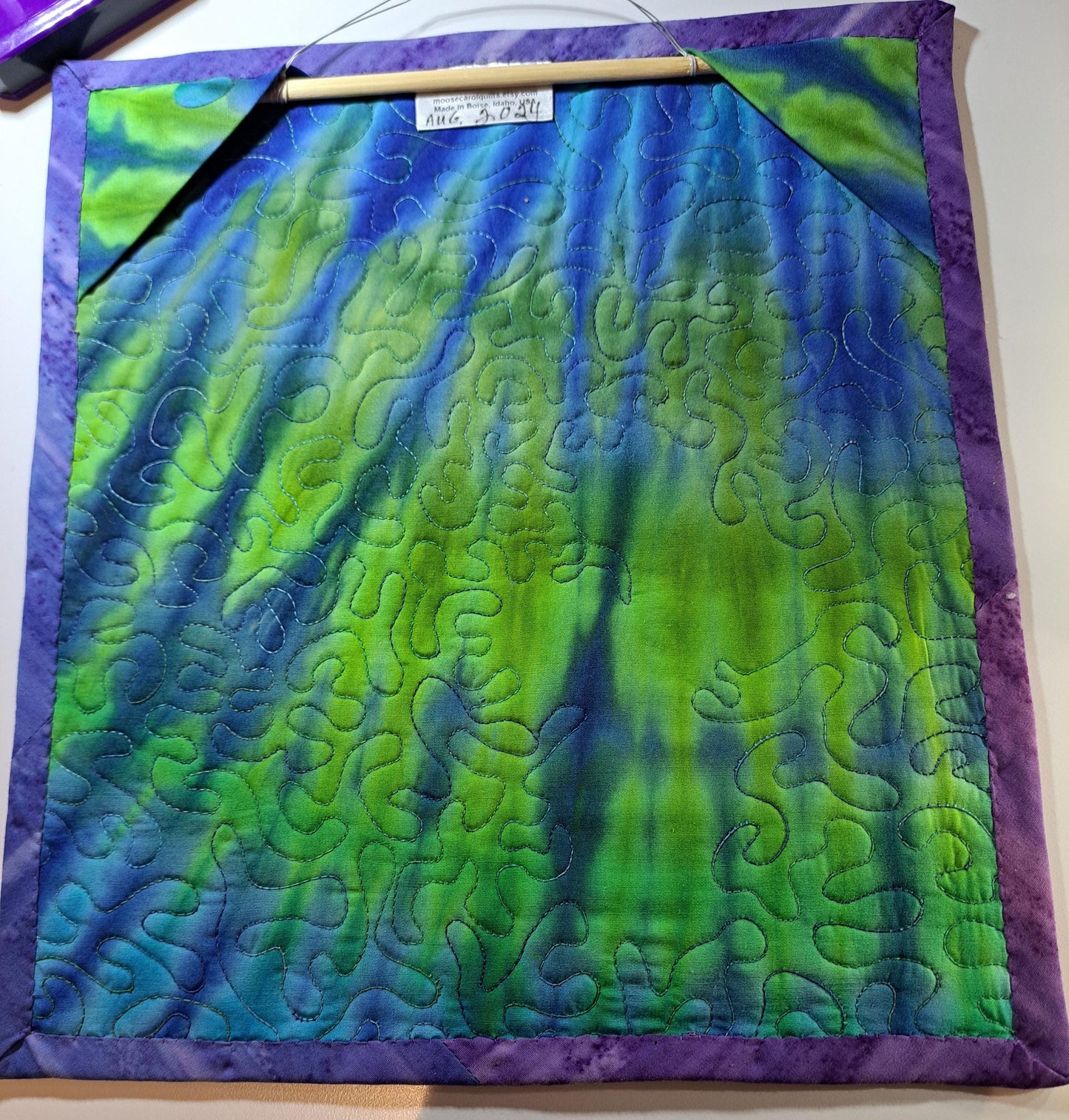 Ruth's Windowsill Art Quilt small